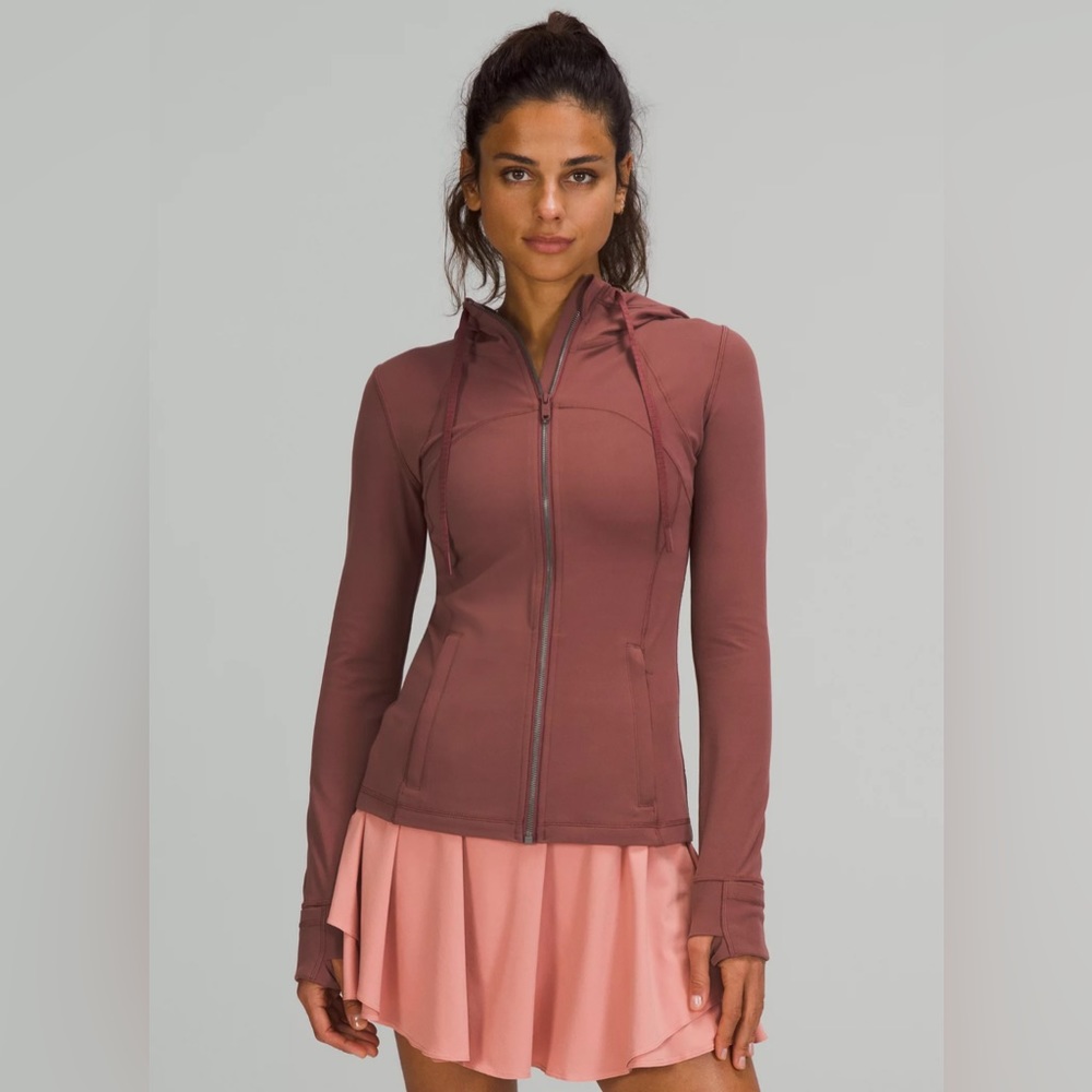 Lululemon Hooded Define Jacket Nulu in Smoky Red Size 6